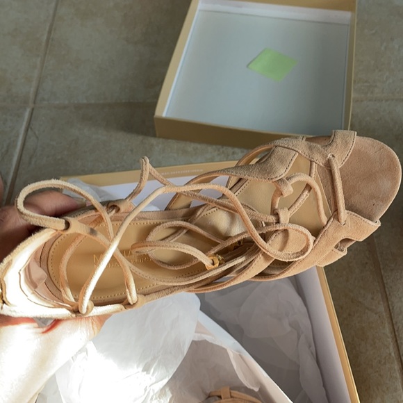 Michael Kors mirabel suede sandal - Picture 6 of 8